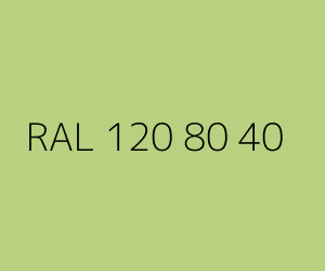 Color RAL 120 80 40 
