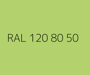Color RAL 120 80 50 