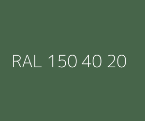 Color RAL 150 40 20 