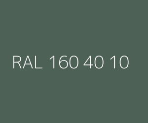 Color RAL 160 40 10 