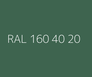 Color RAL 160 40 20 