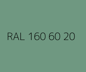 Color RAL 160 60 20 