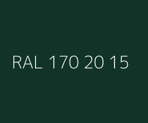 Color RAL 170 20 15 