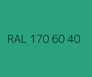 Color RAL 170 60 40 