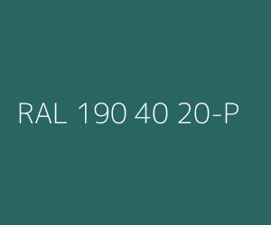 Color RAL 190 40 20-P 