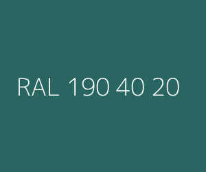 Color RAL 190 40 20 