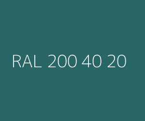 Color RAL 200 40 20 
