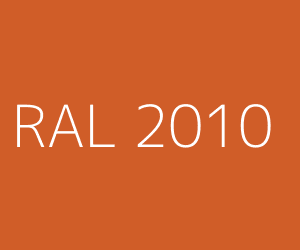 Color RAL 2010 SIGNAL ORANGE