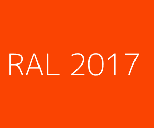 Color RAL 2017 RAL ORANGE