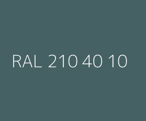 Color RAL 210 40 10 