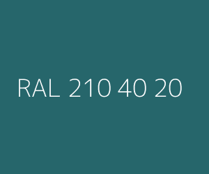 Color RAL 210 40 20 