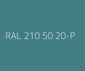 Color RAL 210 50 20-P 