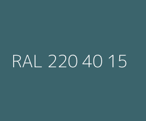Color RAL 220 40 15 