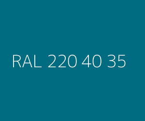 Color RAL 220 40 35 