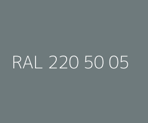 Color RAL 220 50 05 