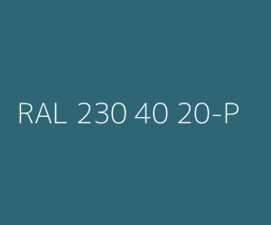 Color RAL 230 40 20-P 