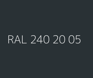 Color RAL 240 20 05 