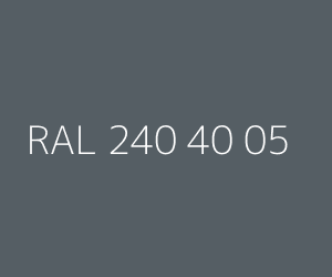 Color RAL 240 40 05 