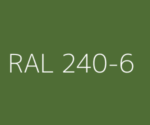 Color RAL 240-6 