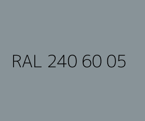 Color RAL 240 60 05 