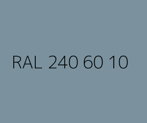 Color RAL 240 60 10 