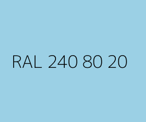 Color RAL 240 80 20 