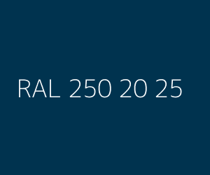 Color RAL 250 20 25 