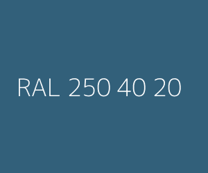 Color RAL 250 40 20 