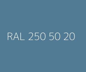 Color RAL 250 50 20 