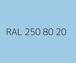 Color RAL 250 80 20 