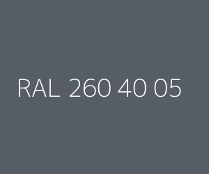 Color RAL 260 40 05 