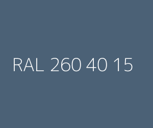 Color RAL 260 40 15 