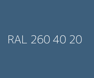 Color RAL 260 40 20 