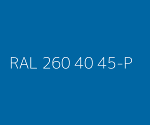Color RAL 260 40 45-P 