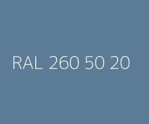 Color RAL 260 50 20 