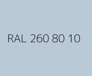 Color RAL 260 80 10 