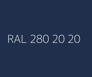Color RAL 280 20 20 