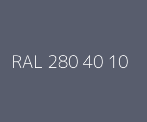 Color RAL 280 40 10 