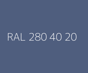 Color RAL 280 40 20 