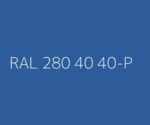 Color RAL 280 40 40-P 