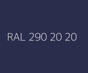 Color RAL 290 20 20 