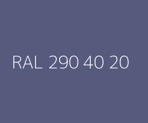 Color RAL 290 40 20 