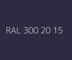 Color RAL 300 20 15 