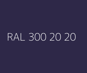Color RAL 300 20 20 