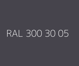 Color RAL 300 30 05 