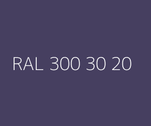 Color RAL 300 30 20 