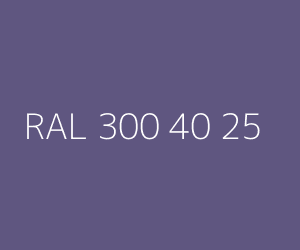 Color RAL 300 40 25 