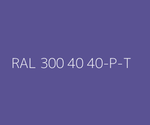 Color RAL 300 40 40-P-T 