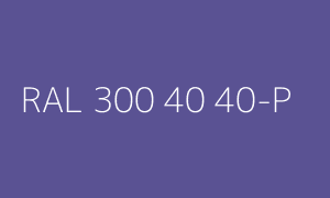 Color RAL 300 40 40-P
