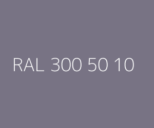 Color RAL 300 50 10 